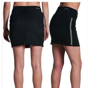 Etienne Marcel Denim Black Skirt Size S